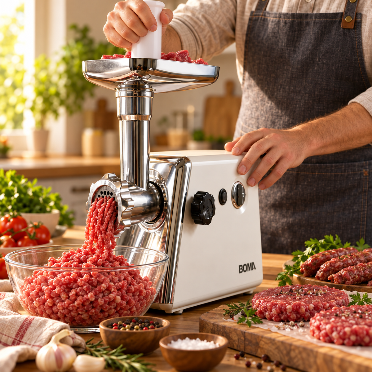 🥩 ELEKTRIČNA MAŠINA ZA MLEVENJE MESA™