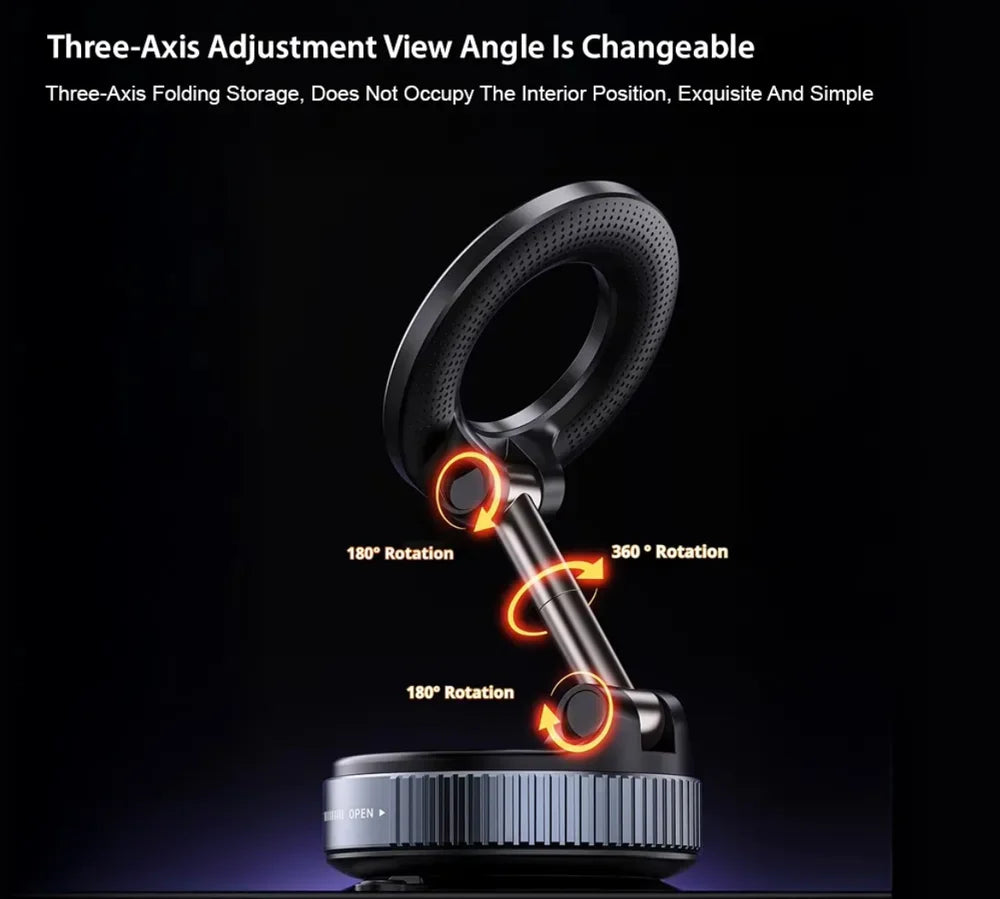 📱🧲 MagGrip 360™ – Stabilan Držač Telefona sa Vakum Tehnologijom