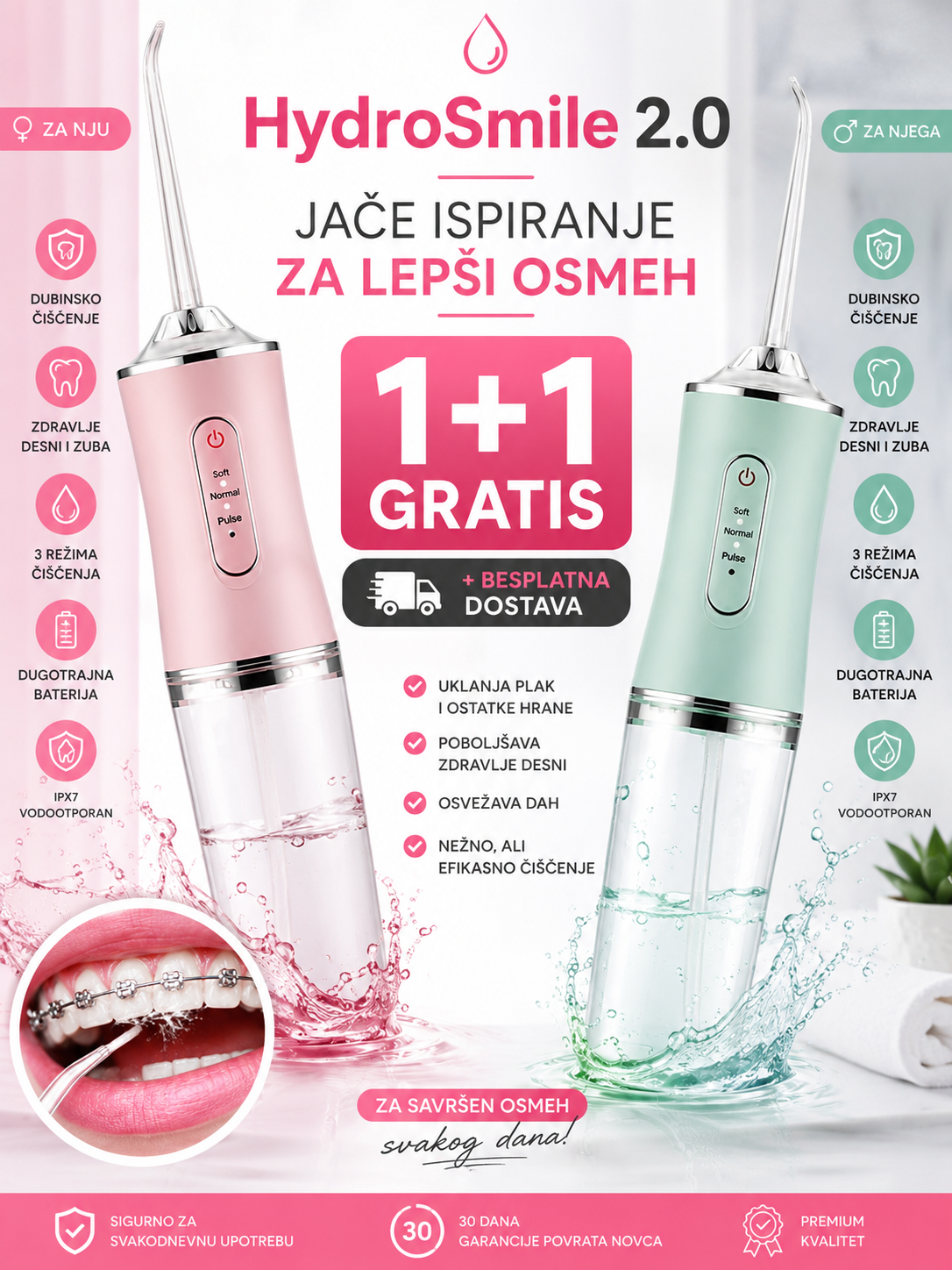 🦷 HydroSmile™  1+1 GRATIS!  Besplatna Dostava