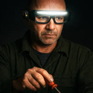 🕶️ Radne LED Naočare sa Senzorom Pokreta