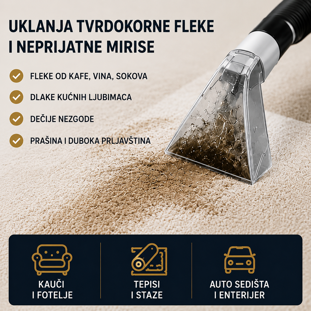 Usisivač Za Dubinsko Pranje Nameštaja i Tepiha  AquaClean Pro™