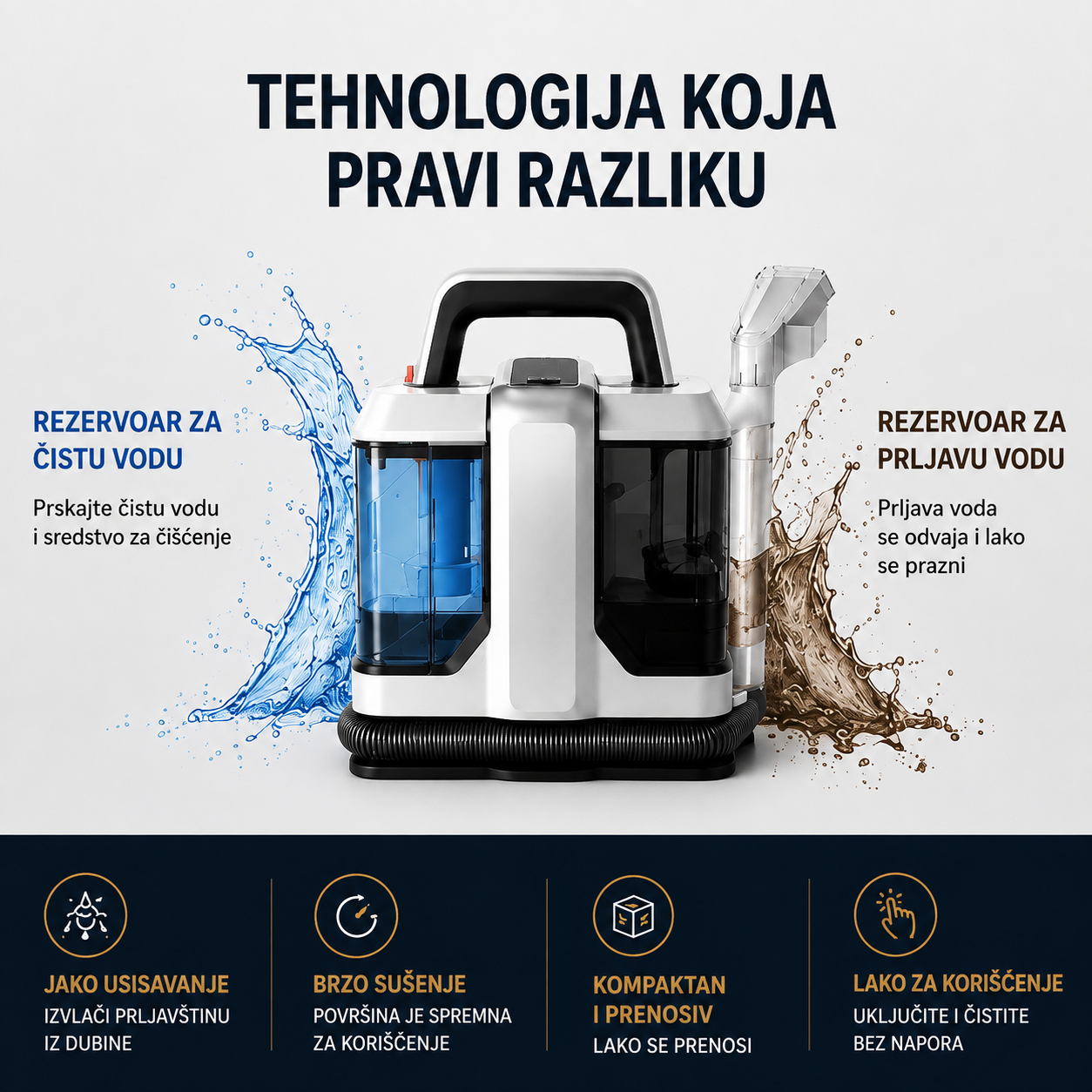 Usisivač Za Dubinsko Pranje Nameštaja i Tepiha  AquaClean Pro™